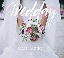 PS动作－婚纱照校色：Wedday Photoshop Action